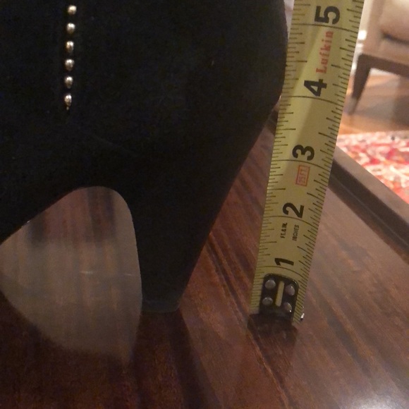 Stuart Weitzman black suede booties. - Picture 4 of 5